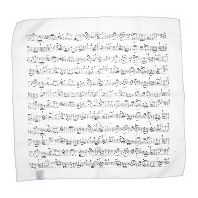 Zakdoek (Wit, Zwart) van Zarcillo Polyester