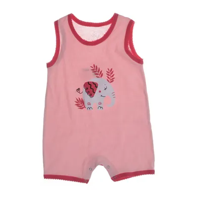 Sparkdräkt (Rosa, Vit) från Kontakt Bomull