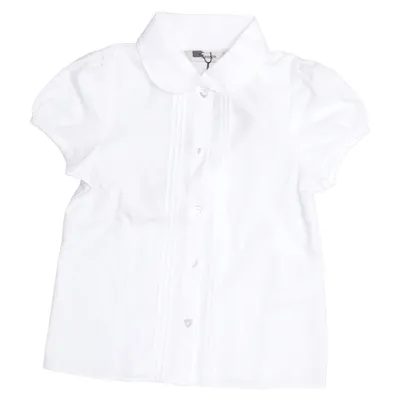 Chemise à manches courtes (Blanc) de George Coton, Polyester