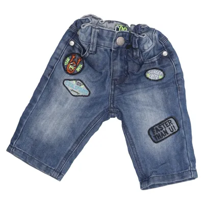 Jean (Bleu) de Dopo Dopo Boys Coton, Polyester