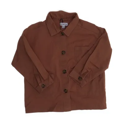 Overshirt (Brown) from Minories Cotton, Elastane