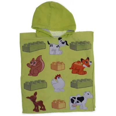 Bath cape (Green, Multicolored) from Character World