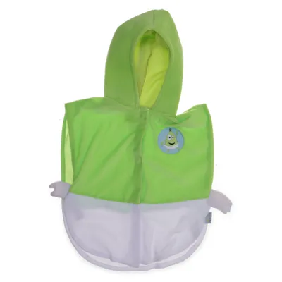 Kortärmad huvtröja (Grön, Vit) från Babblarna Polyester