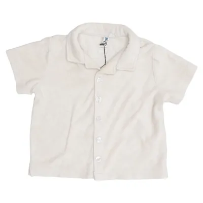 Kortærmet skjorte (Beige) fra Rikiki Bomuld, Polyester