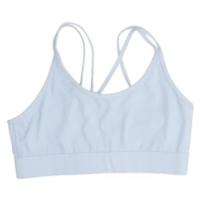 Sports bra (Blue) from Shein Elastane, Polyamide