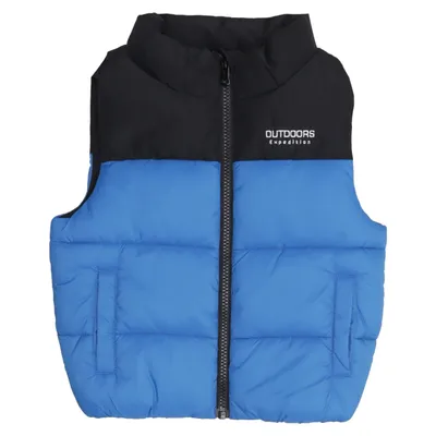 Ydervest (Blå, Sort) fra Outerwear by Name It Genanvendt polyester