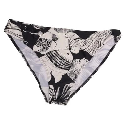 Bikiniunderdel (Svart, Vit) från Femilet Elastan, Polyamid
