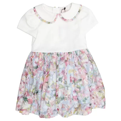 Klänning (Vit, Rosa, Flerfärgad) från Baker by Ted Baker Elastan, Polyester, Viskos