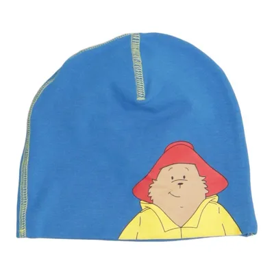 Beanie (Blauw, Meerkleurig) van Paddington Bear Katoen, Elastaan