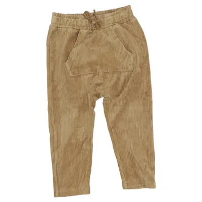 Cordhose (Beige) von Lil' Atelier Elasthan, Bio-Baumwolle, Polyester
