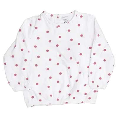 Lange mouwen shirt (Wit, Rood) van Fagottino