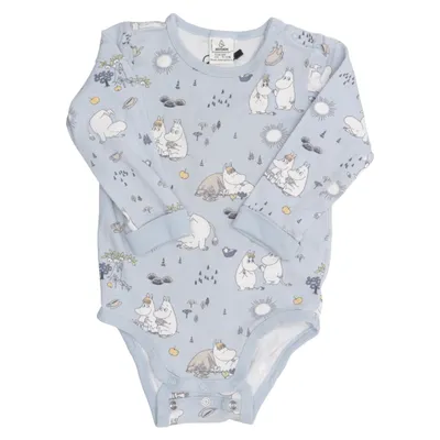 Body (Bleu, Multicolore) de Moomin by Lindex Coton, Élasthane