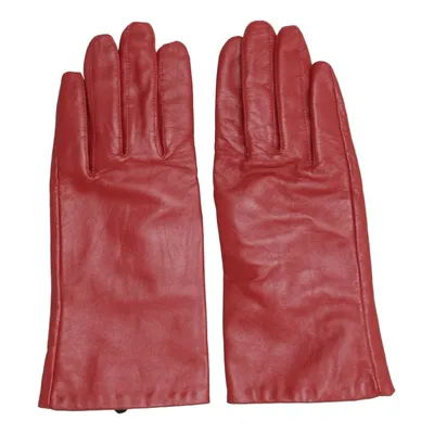 Leather gloves (Red) from Lothar Weikert Leather