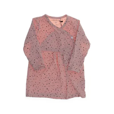 Kjole (Pink, Sort) fra Noppies Baby Økologisk bomuld, Elastan