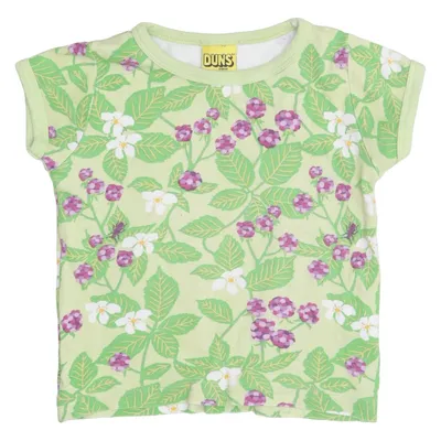 T-shirt (Grön, Flerfärgad) från Duns Ekologisk bomull
