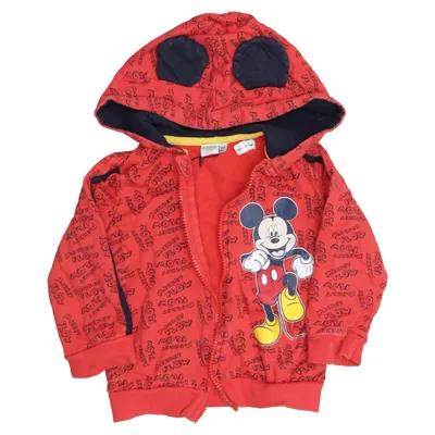 Capuchon sweater (Rood, Meerkleurig) van Disney Baby Katoen