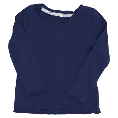 T-shirt à manches longues (Bleu) de Mantaray Coton, Élasthane