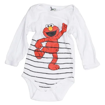 Body (Hvid, Rød, Sort) fra Sesame Street Økologisk bomuld