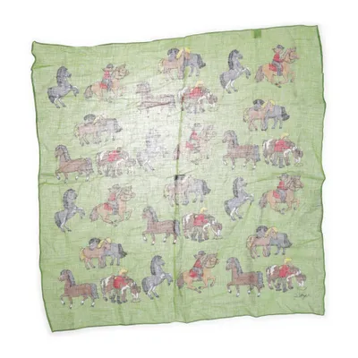 Näsduk (Grön, Flerfärgad)