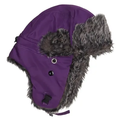 Chapeau de trappeur (Violet, Gris) de High Mountain Polyester
