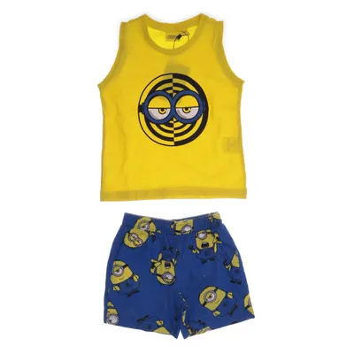 Pyjamas (Blå, Gul, Flerfärgad) från Minions Bomull