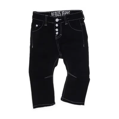 Jeans (Sort) fra Rebus Jeans Bomuld, Elastan
