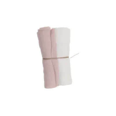 Viskestykke (Pink, Hvid) fra Borganäs Økologisk bomuld