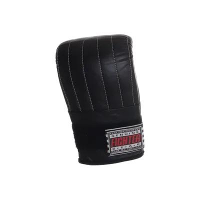 Gants de boxe (Noir, Blanc) de Fighter