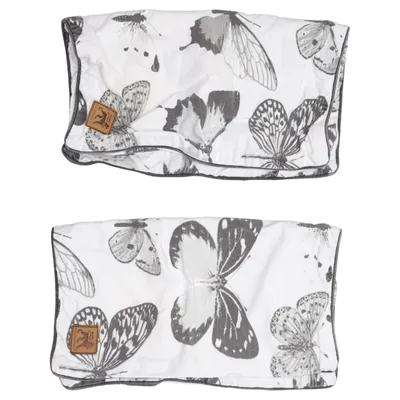Cushion cover (White, Gray) from Gripsholm