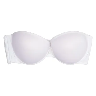 Bandeau bra (White) from Body Secrets Elastane, Polyamide