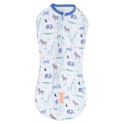 Swaddle sack (White, Blue, Green) from SwaddleMe Cotton, Elastane
