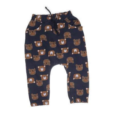 Pyjama broek (Blauw, Bruin, Wit) van Little Katoen, Polyester