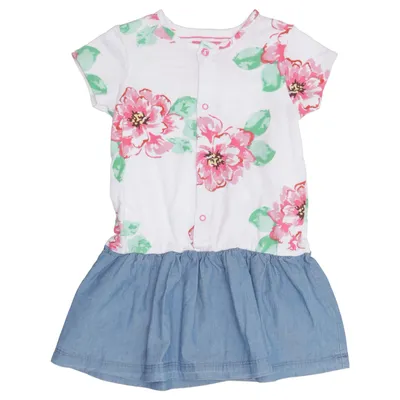 Robe (Blanc, Bleu, Rose) de Joules Coton