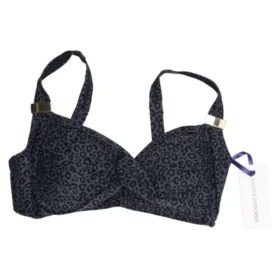 Haut de bikini (Noir, Gris) de Panos Emporio Élasthane, Polyamide