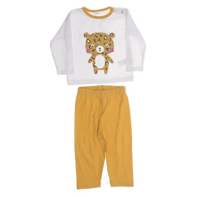 Pajamas (White, Yellow, Multicolored) from Zeeman Cotton, Polyester