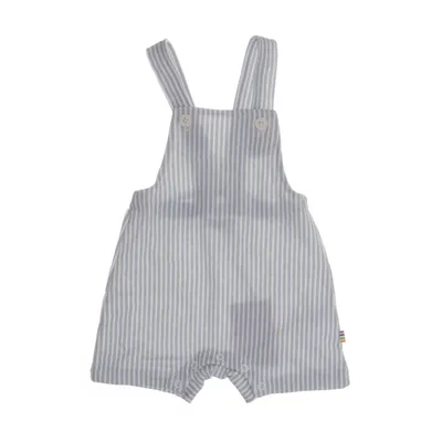 Hängselshorts (Vit, Blå) från Joha Ekologisk bomull