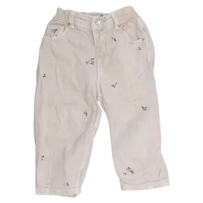 Spijkerbroek (Beige) van Zara Katoen