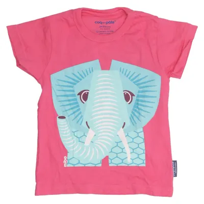 T-shirt (Pink, Blue, Multicolored) from Coq en Pate Organic cotton