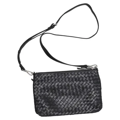 Shoulder-bag (Black) from Markberg Cotton, Leather