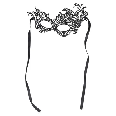 Maskeradmask (Svart)