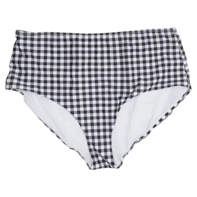 Bikiniunderdel (Svart, Vit) från KappAhl Elastan, Polyamid, Polyester