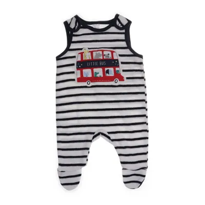 Tuinbroek (Wit, Blauw) van Baby Club by C&A Katoen
