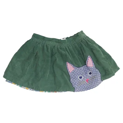 Jupe (Vert, Multicolore) de Mini Boden Coton, Polyester