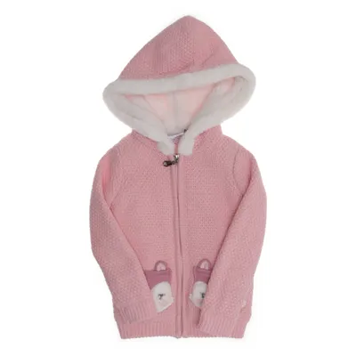 Huvtröja (Rosa) från Nula bug Akryl, Bomull, Polyester, Pälsimitation