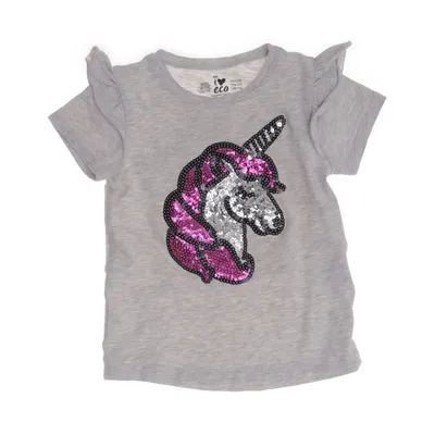 T-shirt (Gray, Multicolored) from ICA I Love Eco Cotton, Elastane