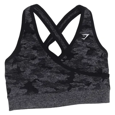 Sport-BH (Svart, Grå) från Gymshark Elastan, Polyamid, Polyester