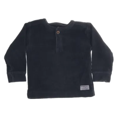 Henley shirt (Blauw) van Noppies Katoen, Polyester