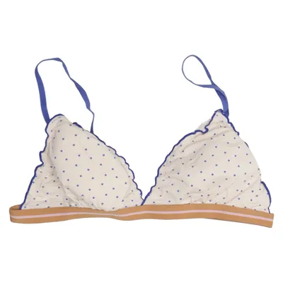 Bralette (Beige, Blauw, Bruin) van Beck Söndergaard Katoen, Elastaan