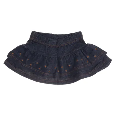 Kjol (Blå, Flerfärgad) från Mywear Young Bomull, Elastan