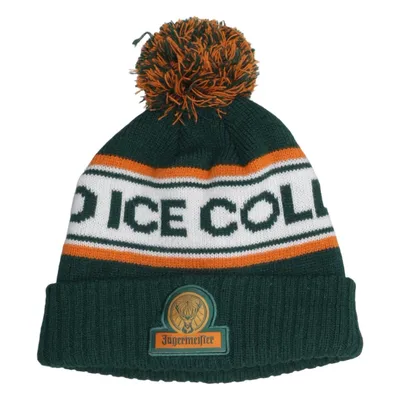 Bobble hat (Green, White, Orange) from Jägermeister Acrylic, Recycled polyester